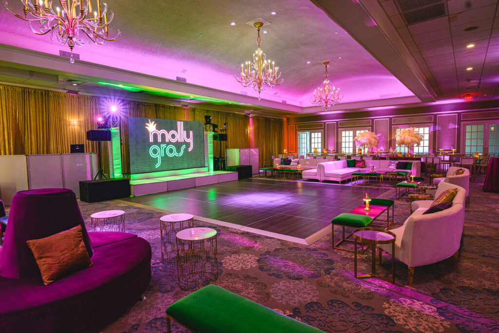 MARDI GRAS THEMED PARTY