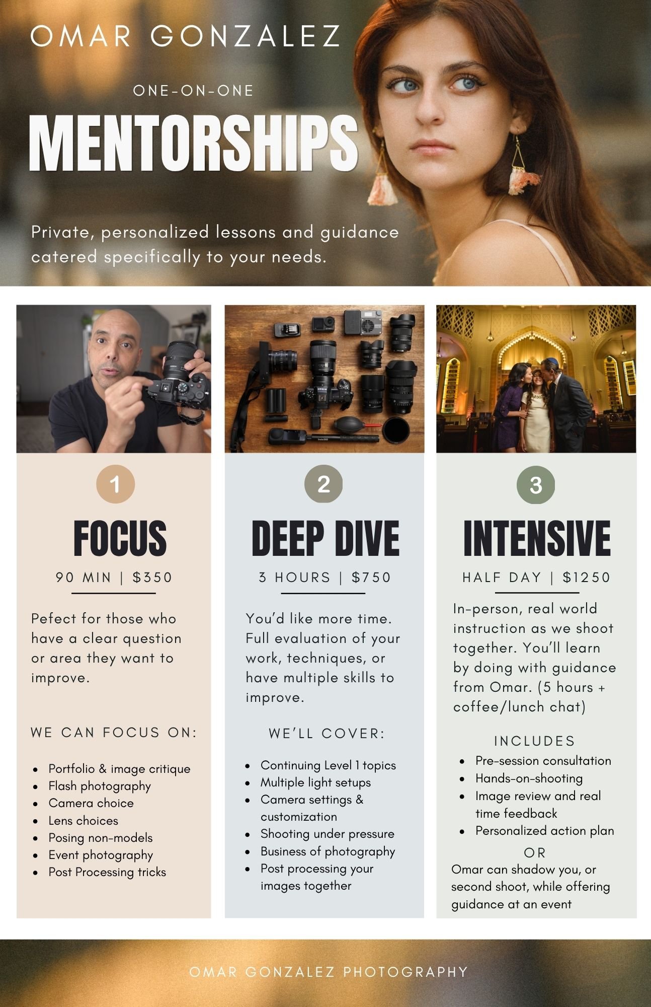 White Wedding Photography Flyer
